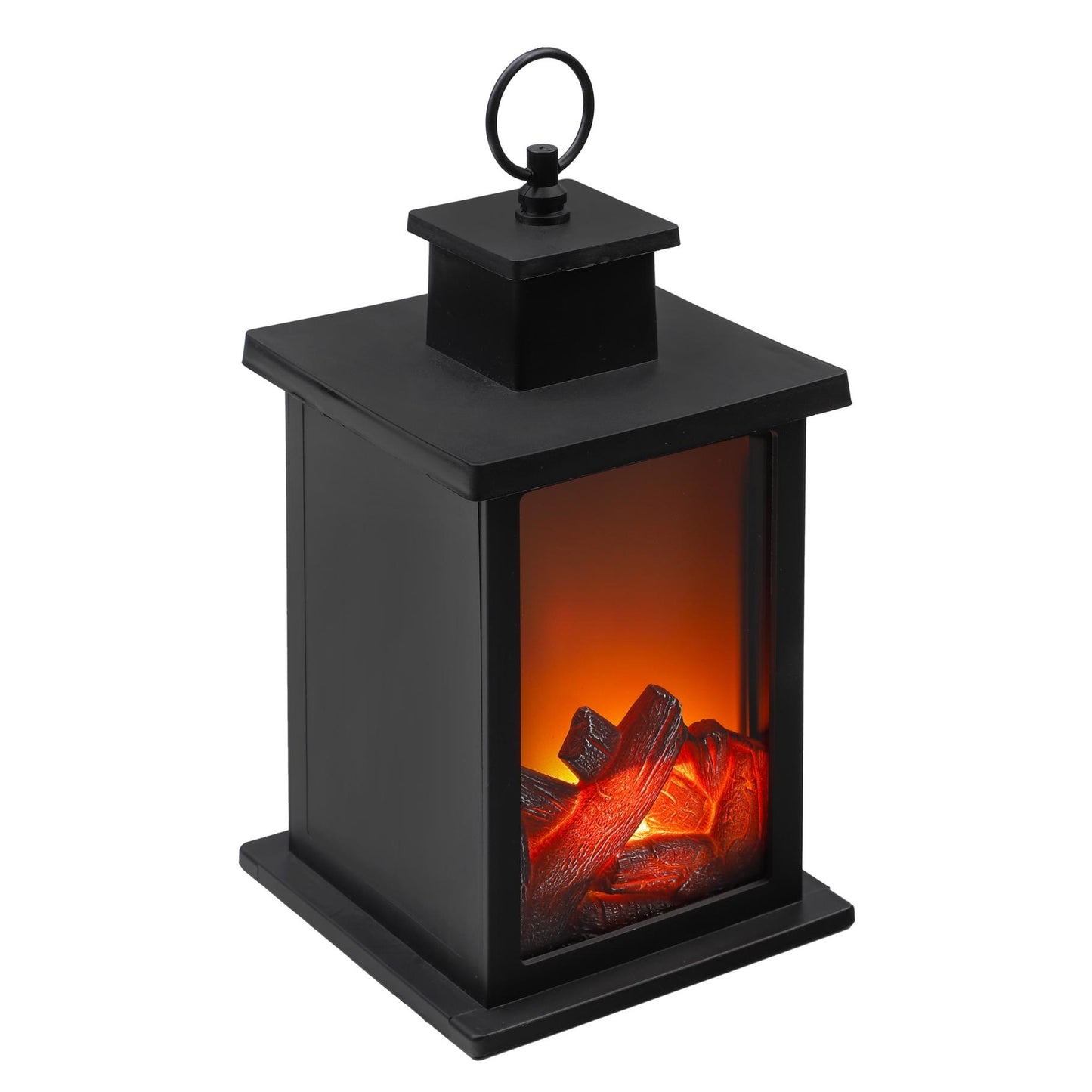 LED Kamin-Laterne ca. 14 x14 x25cm