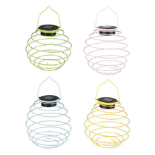 LED Solar Hängelampe Spirale Maße: Ø: 16 x H: 24cm