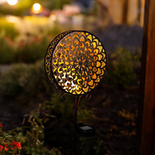 LED Solar Gartenstecker Rostlook