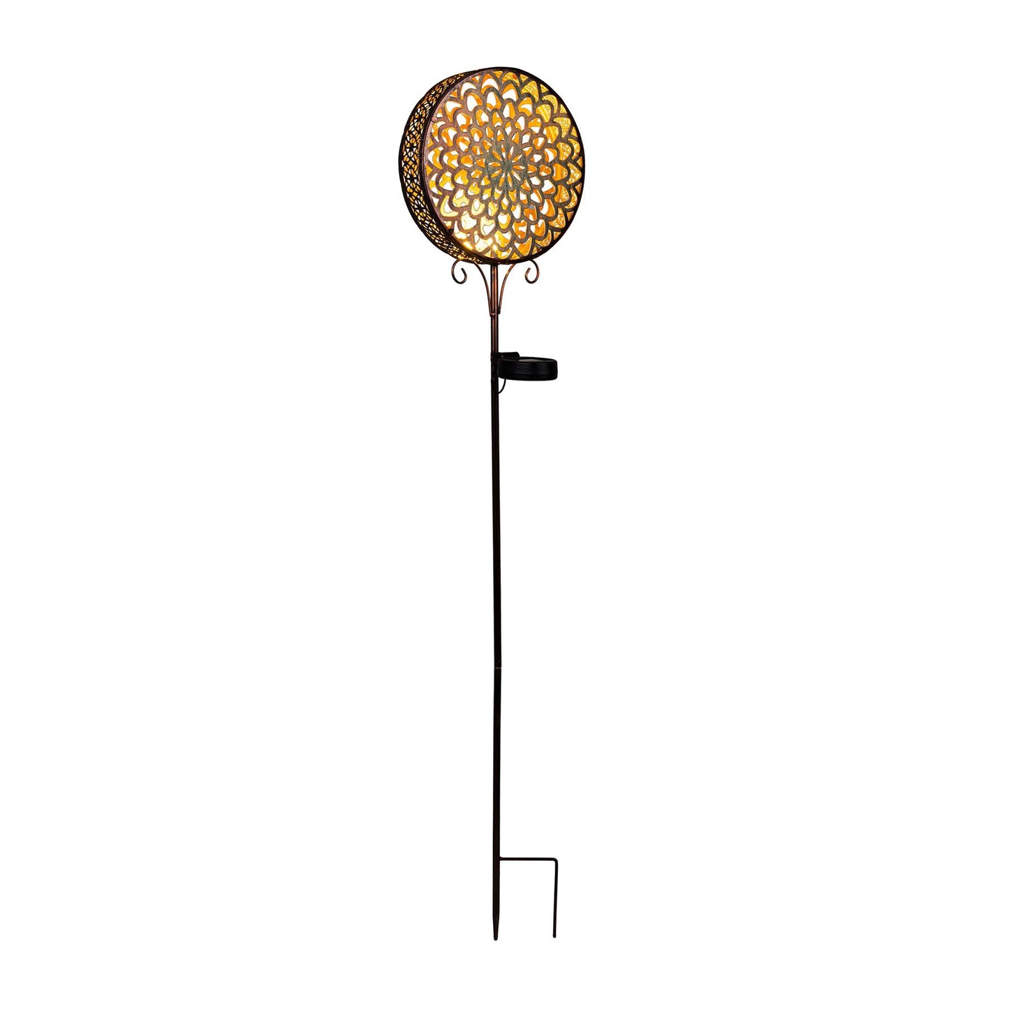 LED Solar Gartenstecker Rostlook