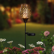 LED Solar Gartenstecker aus Metall Maße: ca. 12,5 x 86cm