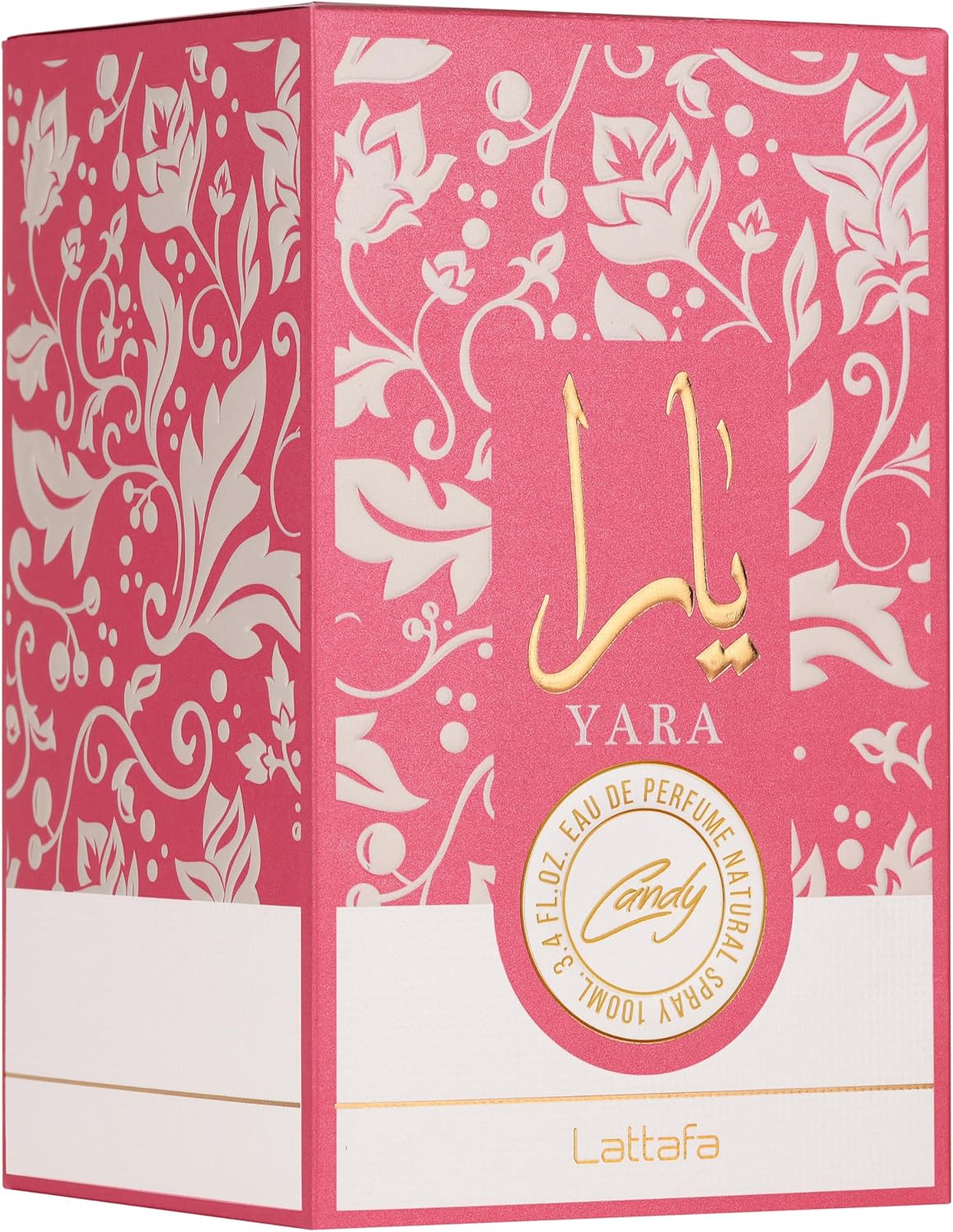 Lattafa Yara Candy for Women Eau de Parfum Spray 3.4 Fl Oz 100ml